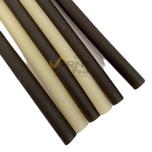Pajitas de Arroz 100% Orgánicas, Cajas Rígidas Biodegradables Ecológicas para Bebidas Calientes/Frías, Leche, Papel Kraft, 100 Unidades, Uso Alimentario Natural - Product Image 6