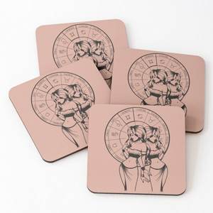 Authentic Laser <b>Cutting</b> Thin Acacia Wood Coaster Top Selling Custom Shape and Size Trendy Product for Table - Product Image 6