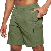 Shorts Cargo Homme Écologiques et Respirants à Séchage Rapide pour Entraînement, Gym, Course à Pied, Été, Légers, Décontractés, avec Fermeture Éclair – Vente en Gros