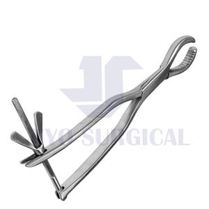 Pinzas de Sujeción de Huesos Rectas Ulrich de 8 Pulgadas, Instrumentos Quirúrgicos Ortopédicos Manuales, Material de Acero Inoxidable y Plástico, Alimentación Eléctrica - Product Image 5