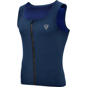 <b>Gym</b> <b>Vest</b> Rdx Premium Quality Sleeveless Lightweight Sweat-Wicking Stringer Exercise <b>Vest</b> Navy <b>Men</b> Customizable Four-Way Stretch - Product Image 1