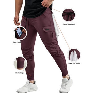 Pantalon de survêtement personnalisé en molleton 100% coton de haute qualité pour hommes pantalon d'entraînement à cordon de serrage long en toile pour entraînement décontracté - Product Image 5