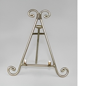 ขาตั้งจอแสดงผลแบบปรับได้ขนาดใหญ่พิเศษทำจากโลหะโบราณสีทองแบบอินเดียโบราณ - Product Image 6