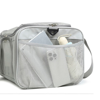 Sac de transport pour animaux de compagnie de luxe extensible, respirant, léger, pliable, approuvé par les compagnies aériennes, pour chat et chien