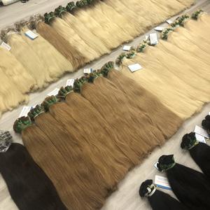 Vente chaude En Vrac Droite Extensions De Cheveux Humains Blonde Couleur Cendre Cuticule Aligné Vierge Cheveux Bruts Vietnamiens - Product Image 1