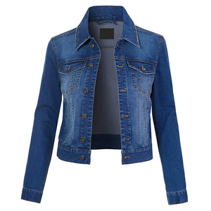 Unisex High Quality Winter Denim Jacket <b>Stand</b> Finished Custom Colors Low MOQ Breathable Cotton Design Bright Face Trending - Product Image 6