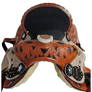 Tốt Nhất Người Bán Phương Tây Thùng Racing Thông Minh Ngựa Yên Mạnh Mẽ Gỗ Cây Được Sản Xuất Tại Ấn Độ Da Cưỡi Ngựa Yên Ngựa - Product Image 5