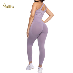 Yolife <span class=keywords><strong>reggiseno</strong></span> imbottito per allenamento ad alto impatto ejercicio sexy donna allenamento crop top sport Push Up Fitness palestra <span class=keywords><strong>reggiseno</strong></span> sportivo monospalla - Product Image 6