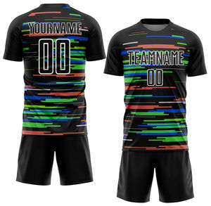 Conjunto de camisetas de fútbol personalizadas para hombre, nuevo modelo de kits de fútbol sublimados con tallas grandes y características transpirables - Product Image 2