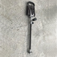 Bâton de chasse professionnel sur mesure avec manche en aluminium, poignée en caoutchouc et embout en fer pour la randonnée - Haute qualité