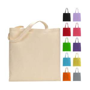Economical 100% Cotton Reusable Tote <b>Bags</b> TB100 Wholesale <b>Medium</b> Size Durable Eco-Friendly Heat Transfer Screen for Advertising - Product Image 1