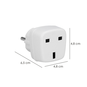 Adattatore da Viaggio da Presa Inglese a Schuko - Product Image 2