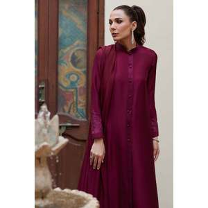Conjunto de Camisa de Manga Larga y Dupatta de Crepé Transpirable para Mujer, Estilo Casual de Otoño, Marca Penelope - Product Image 4