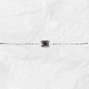 สร้อยข้อมือเพชร0.52 CT Lab ปลูก14K สีขาวทองมรกตตัด VVS ชัดเจน Minimalist 7นิ้วโซ่เครื่องประดับชั้นดี - Product Image 1