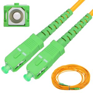 สายแพทช์คอร์ด Extralink SC/APC-SC/APC, โหมดเดี่ยว, ซิมเพล็กซ์, G.657A1, 3 มม., 0.5 ม. - Product Image 1