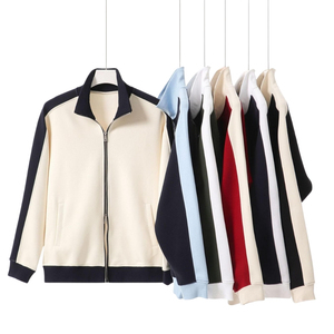 Sweats à capuche en jersey zippé pour hommes avec tissu teint uni Sweats à capuche en jersey de haute qualité avec design zippé et tissu teint uni - Product Image 1