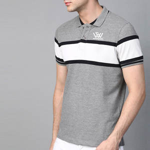 Vente en gros de polos de qualité supérieure pour hommes 100% coton motif solide meilleur contraste de couleur des matériaux - Product Image 2