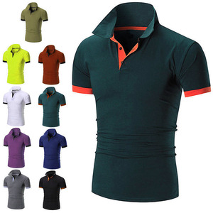 Anti-Pilling personalizado para Polos de talla grande 4XL bordado estilo informal de negocios varios colores manga de algodón de punto Animal - Product Image 1