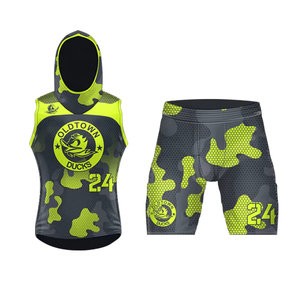 เสื้อฟุตบอลอเมริกันพรีเมี่ยมทรงสลิมฟิตปรับแต่งได้ใส่สบายมีสไตล์เสื้อฟุตบอล7v7พิมพ์ซับลิเมชัน - Product Image 3