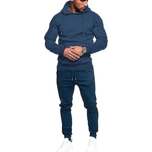 Men's Fleece Tracksuit Set: Hoodie Sweat <b>pant</b> Men Tracksuit Casual Wear <b>Suit</b> Printed Unisex 2 Piece Outfit Hoodie Trouser Set - Product Image 4