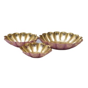 Ensaladera de madera de acacia artesanal india, cuenco grande para frutas con 2 manos de madera, cuenco grande para mezclar para ensalada - Product Image 4