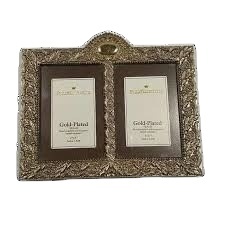 Cadre photo métallique suspendu, nature morte d'anniversaire, finition personnalisée, fait main, luxe léger, gris foncé, décoration maison Ramadan - Product Image 6