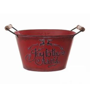 Custom Print Metal <b>Ice</b> Beer <b>Bucket</b> with Handle 5L Oval Square Galvanized Planter <b>Beverage</b> <b>Tubs</b> for Christmas Decorations - Product Image 5