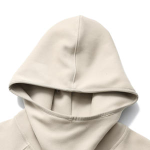 Sudadera con Capucha Oversize de Forro Polar de Poliéster de 350 g/m² para Hombre, con Cuello Alto y Diseño de Cara Completa, Estilo Urbano, con Logotipo Personalizado, Colección Otoño - Product Image 5