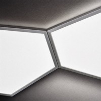 Plafonnier LED modulaire hexagonal, lampe de garage automobile, éclairage moderne pour atelier