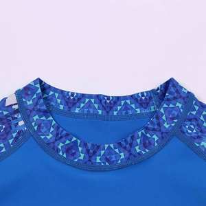 Wholesale Customized Breathable Eco-Friendly Anti-Bacterial Rash Guard Premium Quality OEM Digital Print, Latest Design for <b>Men</b> - Product Image 2