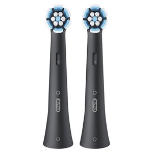 For Oral B IO Series Gentle Care Replacement <b>Toothbrush</b> <b>Head</b> 2Pcs Black Electric <b>Toothbrushes</b> - Product Image 1