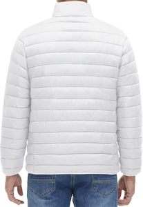 Blouson d'aviateur d'hiver à fermeture éclair et col montant imperméable OEM avec logo personnalisé pour hommes-Design surdimensionné extérieur matelassé - Product Image 5