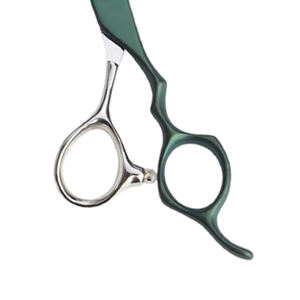 Ciseaux de coiffure professionnels IMANS ENTERPRISES en acier japonais VG10 vert, lame tranchante, manches en acier pour coupe de cheveux, barbier - Product Image 3