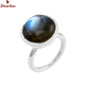 Fabuleux design classique 925 argent sterling labradorite bague en pierres précieuses fabrication en gros exportateur bas prix - Product Image 1