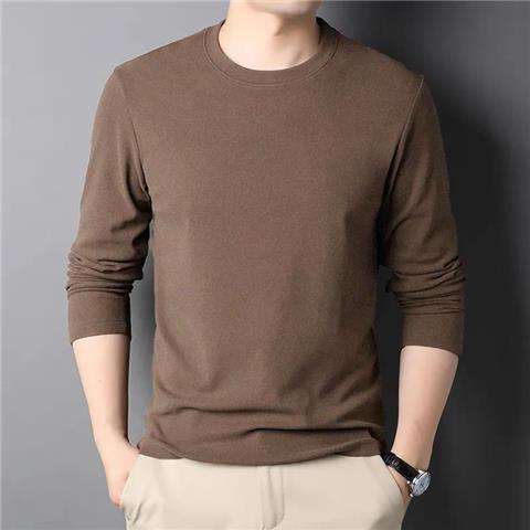 German velvet round neck [coffee]