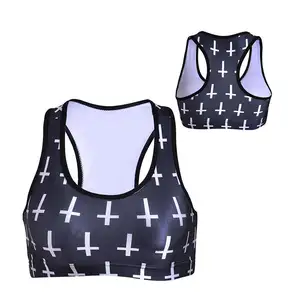 Women Sports bra Yoga backless crop top fitness High Support Seamless Sports Bra 2024 Removable Cups Yoga Sport Fitness bra