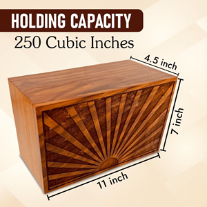 โกศไม้สำหรับผู้ใหญ่โกศไม้โกศจากเวียดนามดีไซน์ใหม่ล่าสุด - Product Image 2