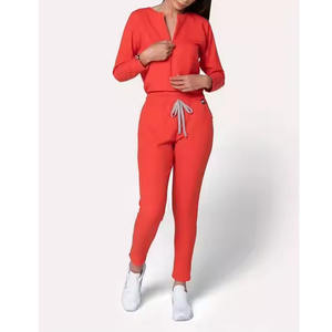 ชุดพยาบาลยืดได้สำหรับผู้หญิงชุดยูนิฟอร์มทางการแพทย์แบบยืดได้สวมใส่สบายและทันสมัยสำหรับชุดทำงานด้านการดูแลสุขภาพในโรงพยาบาล - Product Image 3