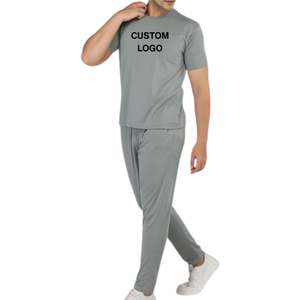 Ensembles de velours côtelé en coton biologique pour hommes Premium deux pièces taille moyenne respirant écologique tenue décontractée Service OEM pour les commandes en gros - Product Image 2