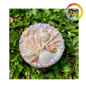 Espejo de concha marina hecho a mano | Artículo de tocador decorativo hecho a mano | Bonita idea de regalo - Product Image 2