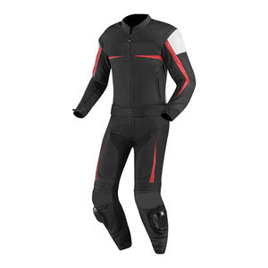 Combinaison de moto de course professionnelle sur mesure en cuir véritable respirant et coupe-vent de haute qualité pour hommes - Product Image 5