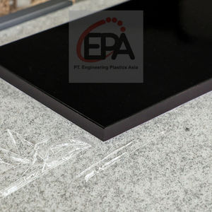 Feuille en HDPE NOIR de qualité supérieure 10 mm x 1,22 m x 2,44 m, matériau plastique haute densité pour la fabrication et les besoins industriels - Product Image 2