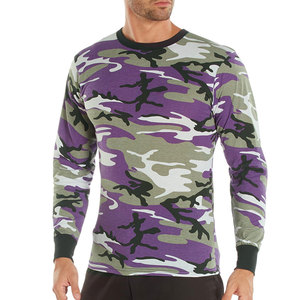 Sudadera con Estampado de Camuflaje al por Mayor, Sudadera de Manga Larga con Cuello Redondo para Hombre, Otoño Invierno - Product Image 5