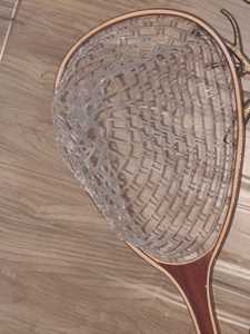 Ensemble de filets de pêche à la mouche en bois personnalisés de haute qualité avec filet Naylon et crochet de suspension élastique - Product Image 4