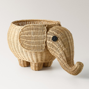 Cestas organizadoras de almacenamiento para bebés de diferentes diseños, cestas de ratán tejidas a mano, accesorios para la habitación infantil - Product Image 1