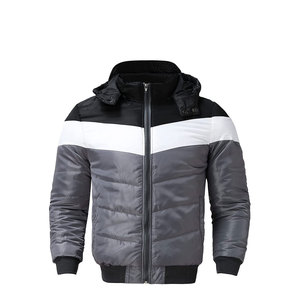 Manteau chaud d'hiver unisexe Manteau en duvet léger et imperméable avec capuche Manteau en duvet à quantité minimale de commande basse avec logo personnalisé - Product Image 2