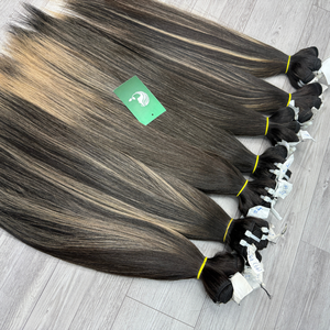 Extensiones de cabello humano de trama de máquina de ondas naturales de Color mejor vietnamita crudo personalizado con muestra gratis - Product Image 3