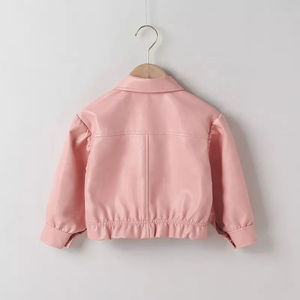 แจ็คเก็ตหนังแกะแท้สำหรับเด็ก ฤดูใบไม้ร่วง ฤดูหนาว แบบยูนิเซ็กซ์ คอตั้ง กันลม กันน้ำ ปรับแต่งได้ ขายส่ง - Product Image 3