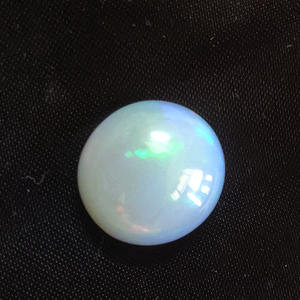 อัญมณีโอปอลสีขาวทรงรีจากชาวเอธิโอเปียธรรมชาติขนาด15.5x15มม. 6.15กก. อัญมณีโอปอลแท้สีขาวแบบหลวมเครื่องประดับหินโอปอลสีขาวเต็มรูปแบบ - Product Image 1