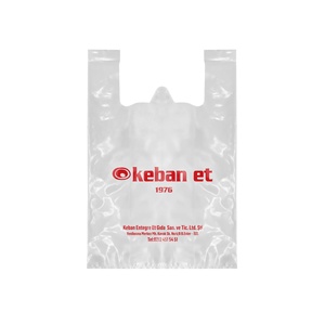 ถุงพลาสติก HDPE ทนทาน แบบเสื้อยืด ถุงช้อปปิ้งแบบใช้แล้วทิ้ง ขายส่งจากตุรกี - Product Image 2